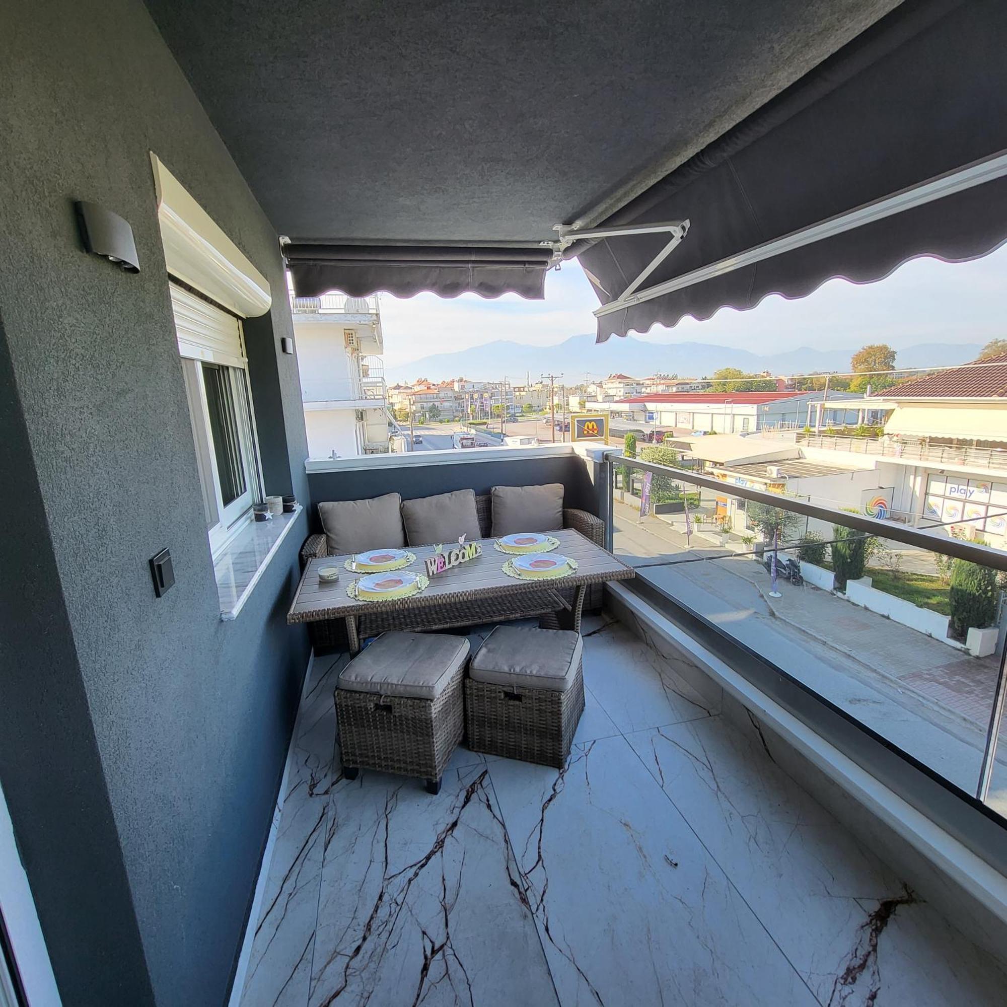 Luksuzni Apartman Harmonija Paralija Paralía Buitenkant foto